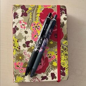 Vera Bradley Floral Receipt Coupon Organizer with Note Pad NWOT